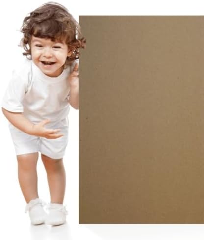 Chipboard - 100 Sheets 4x4 Inch 60pt Heavy Duty Kraft Paper Board, Albums, Journals, and DIY Projects - Image 9