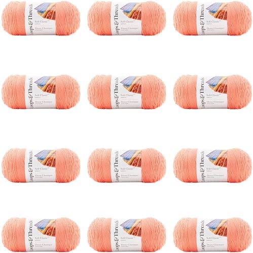 MICHAELS Bulk 12 Pack: Soft Classic™ Solid Yarn by Loops & Threads® - Image 7