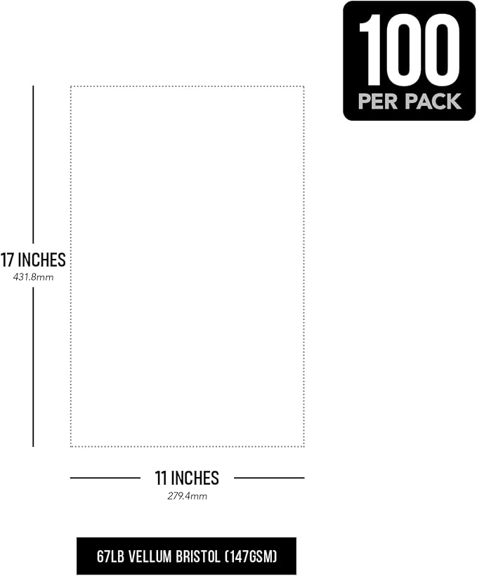 Assorted Pastel Colored Cardstock – Assortment of 9 Colors for Arts & Crafts, Invitations, Flyers, Posters, Decorations | 67lb Vellum Bristol (147gsm) | 11 x 17" | 10 Each Color (90 Sheets Total) - Image 7