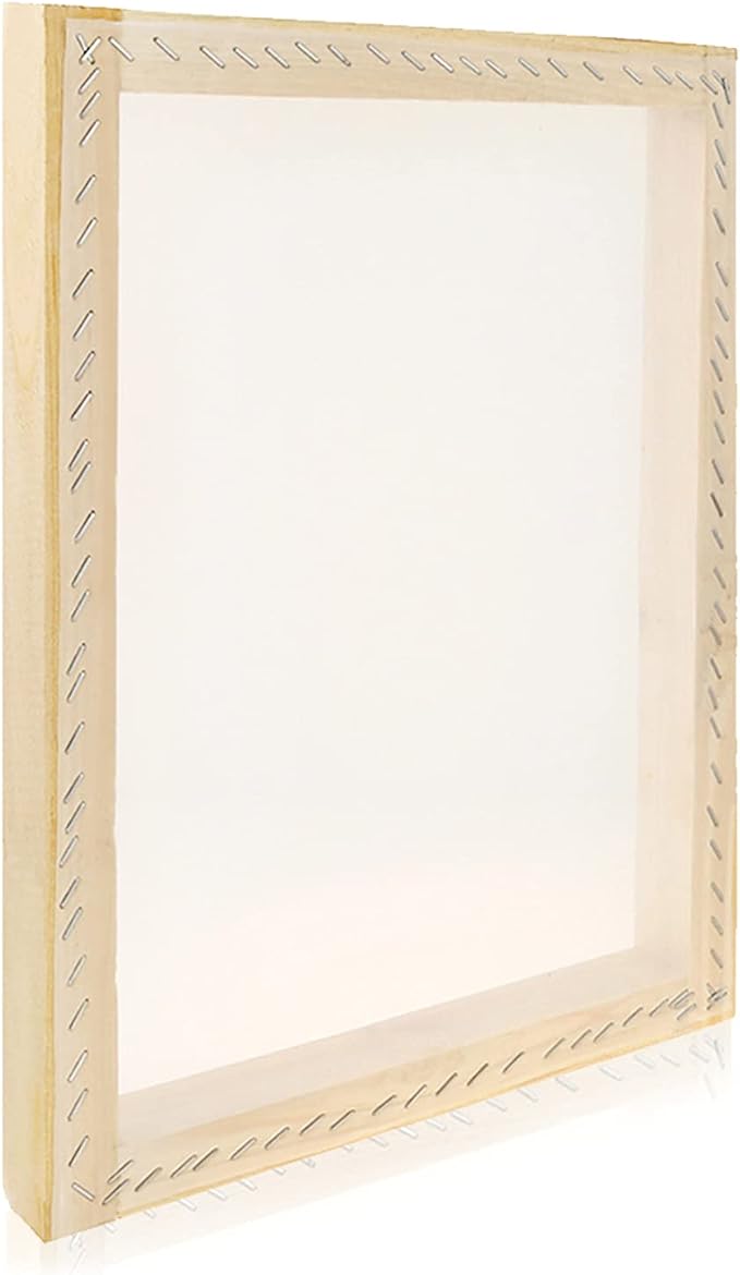 Caydo 6 Pieces 3 Size Wood Silk Screen Printing Frame with Mesh | Silk Screen 10 x 14 Inch, 8 x 12 Inch, 6 x 10 Inch - Image 6