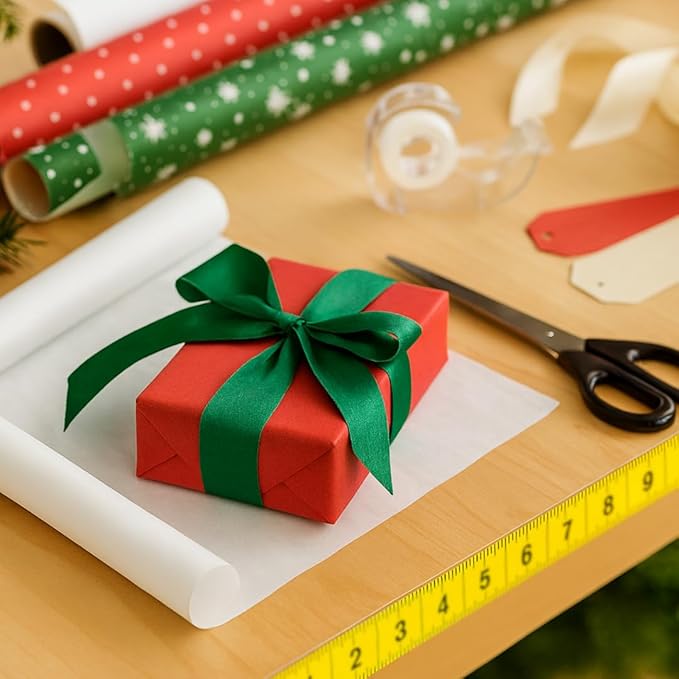 ChromaLabel 1 Inch Adhesive Measuring Tape, Removable Adhesive Measuring Tape, Perfect for Home or Office Use - 12 Inch, Yellow (Pack of 2)