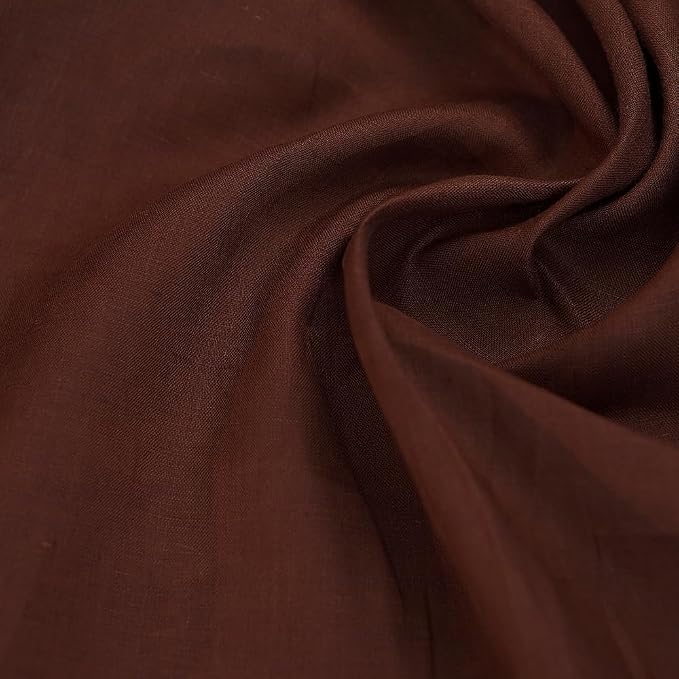 Japan Nature 100% Linen Fabric for Clothing, Home Decor, Pillow, Sofa, 55" Width, Craft by The Yard (Light Brown, 8 Yard) - Image 5