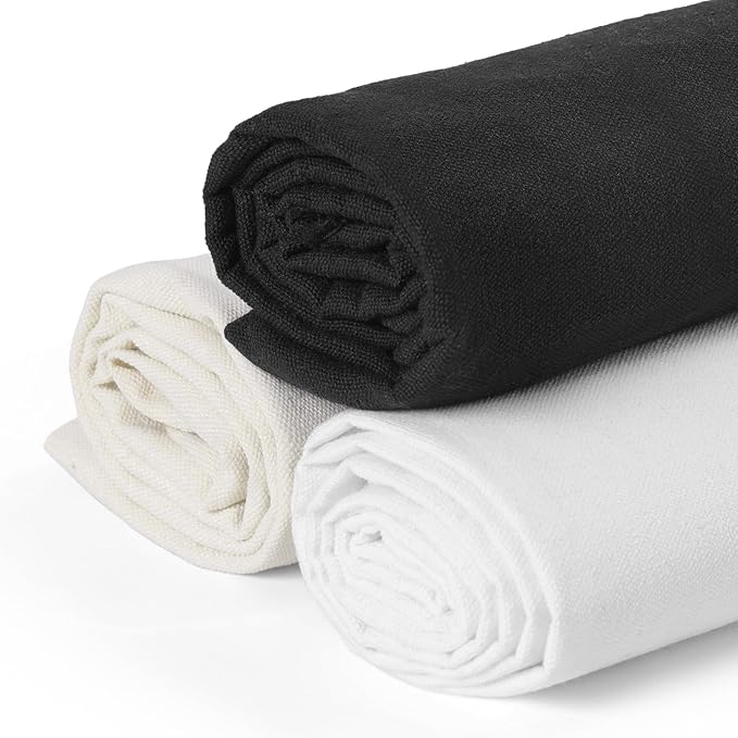 Canvas Fabric 10oz Cotton Upholstery Fabric Drop Cloth 8 Yard White | Soft Duck Canvas Cloth, Thick Cotton Fabric By the Yard for Painting, Embroidery, Sewing, Cushion, Home Decor, Arts & Crafts - Image 7