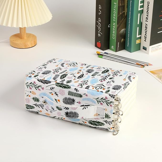 250 Slots Colored Pencil Case Organizer, 5 Layer Bag | Twill Oxford fabric,255 elastic loops,detachable handle,for travel,home storage, drawing tools,creative gifts - Image 6