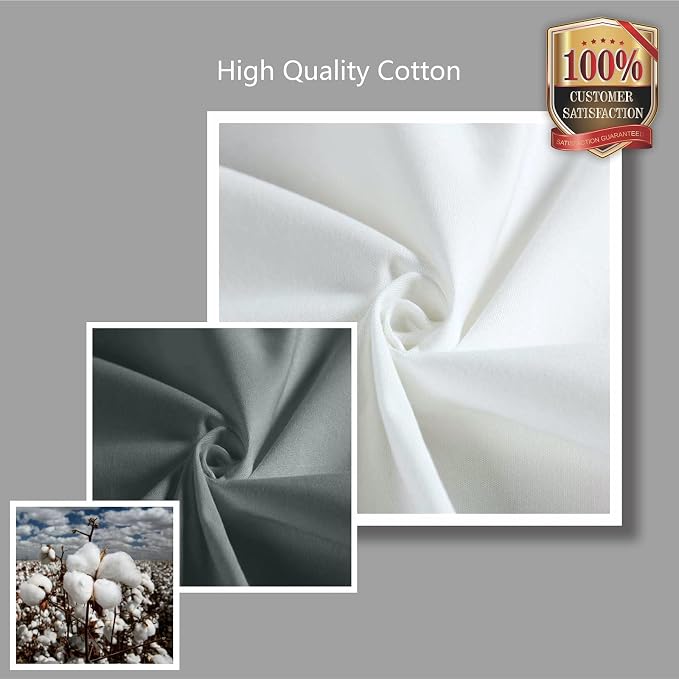 TOPDesign 1-Pack Super Strong Large 12oz Cotton Canvas Tote Bag, Reusable Grocery Shopping Cloth Bag, Fashionable Two-Tone Tote for Crafts, DIY Your Creative Designs - Image 7