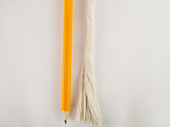 Bulk Macrame Cord | 100% Natural, Unbleached Cotton | Single Twist | Soft | Made in USA (6 mm x 10 lb Cone) - Image 5