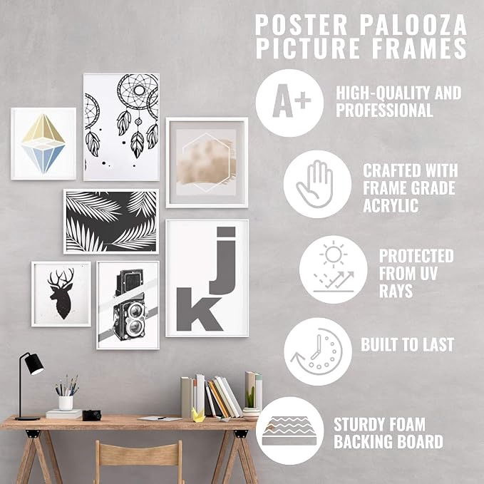 20x30 Mat for 24x36 Frame - Precut Mat Board Acid-Free Mixed Colors 20x30 Photo Matte For a 24x36 Picture Frame, Premium Matboard for Family Photos, Show Kits, Art, Picture Framing, Pack of 100 Mats - Image 8