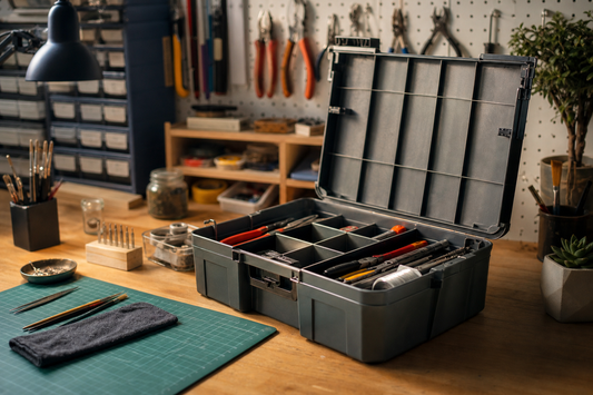 Unbranded orderly inspection setup featuring practical tool organization