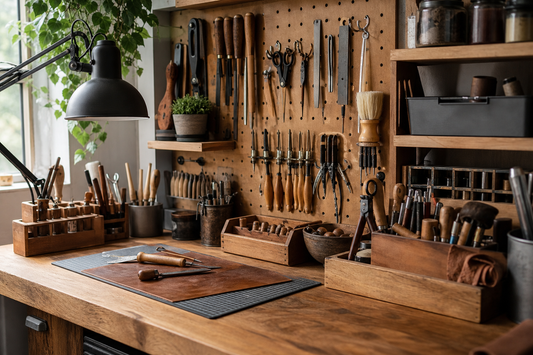 Unbranded organized spatial layout featuring practical tool organization