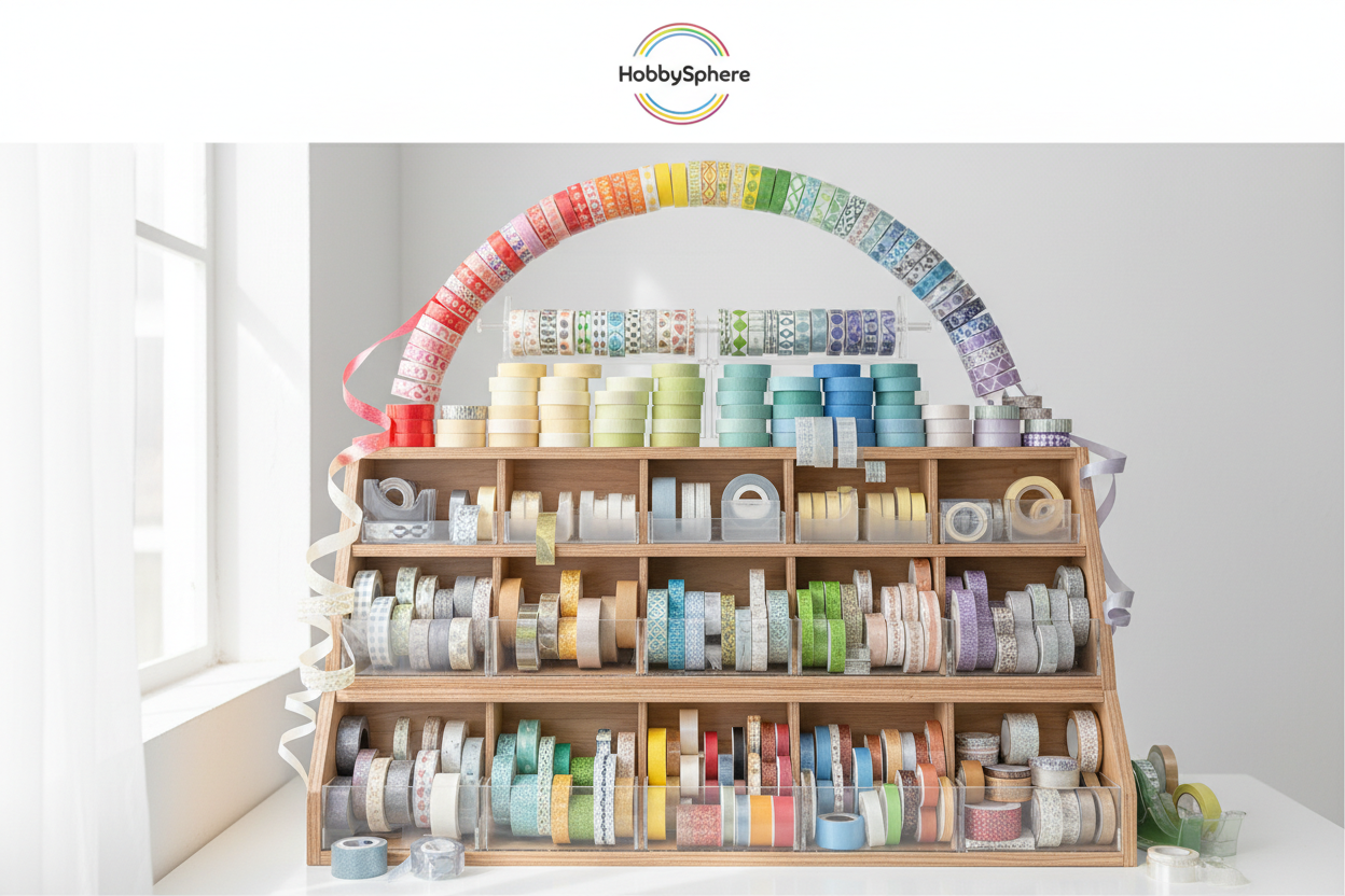 Tape and adhesives for crafting, packaging, and general use