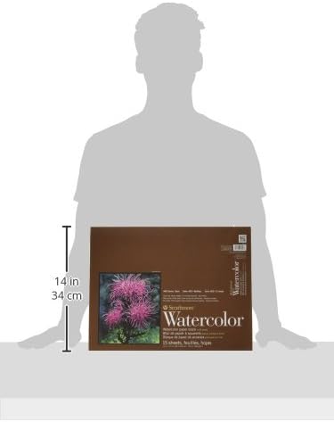 Strathmore 400 Series Watercolor Block, Cold Press, 13"x17" Bound (4 sides), 15 Sheets/Block - Image 3