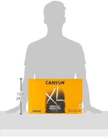 Canson XL Series Bristol Paper, Smooth, Foldover Pad, 11x17 inches, 25 Sheets (100lb/260g) - Artist Paper for Adults and Students - Markers, Pen and Ink - Image 4