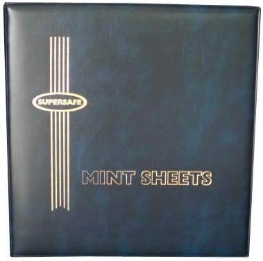 Supersafe Deluxe Mint Sheet Album MA1 Blue by SuperSafe