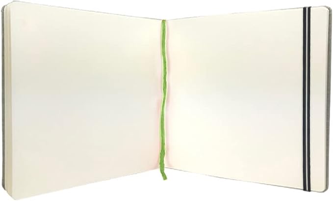 Handbook Journal Co. Artist Watercolor Journal, 140lb/300gsm Heavyweight Cold Press Paper, Square 8.25"x8.25", Natural European Linen Cover - Image 3