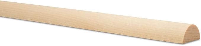 Split Wooden Dowel Rods 24-inch x 3/4-inch, Pack of 50 Unfinished for Slatted Wood Panel Crafts & DIY Accent Wall, by Woodpeckers - Image 2
