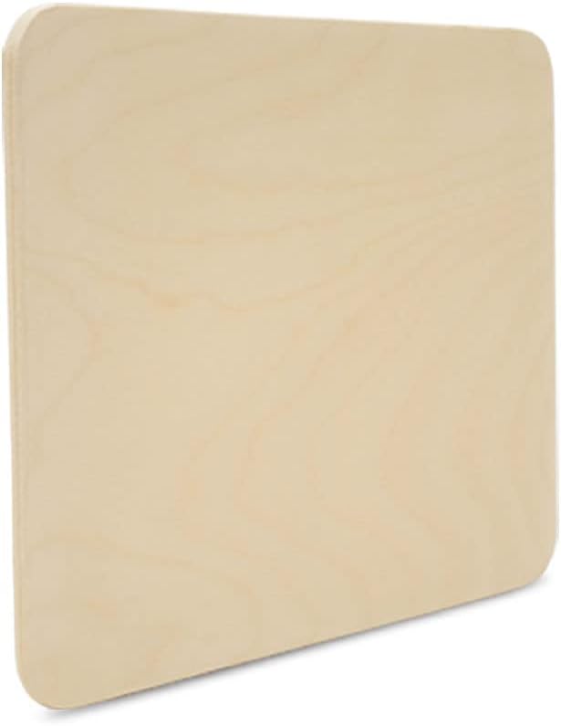 Rectangle Plaque 18-inch x 13-1/2-inch, 1/4-inch Thick, Pack of 10 Rounded Edged Cutouts, Blank Wood Signs for Decor, by Woodpeckers - Image 4