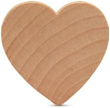 100 Small Wooden Hearts for Crafts 1-1/2 inch, 1/4 inch Thick, Hearts for Country Wedding Table Decor/Guestbooks, by Woodpeckers - Image 5