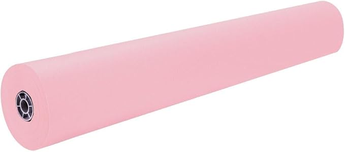 Pacon Rainbow Colored Kraft Paper Roll - 36" x 1000' - Pink by Fadeless%C2%AE