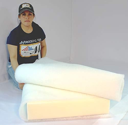 Mybecca 36 Inch Wide (2 Yard) Quilt Batting Multipurpose Dacron Fiber Polyester Wadding Fabric Loft Upholstery Grade Padding 36 x 72 (3' x 6') - Image 8