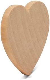 Small Wooden Hearts for Crafts 1-1/2 inch, 1/8 inch Thick, Pack of 500 Wood Hearts for Country Wedding Table Decor, by Woodpeckers - Image 4