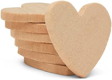 Small Wood Hearts for Crafts 1-inch, 1/8 inch Thick, Pack of 500 Wooden Wedding Hearts for Valentine's Day Table Decor, by Woodpeckers by Woodpeckers