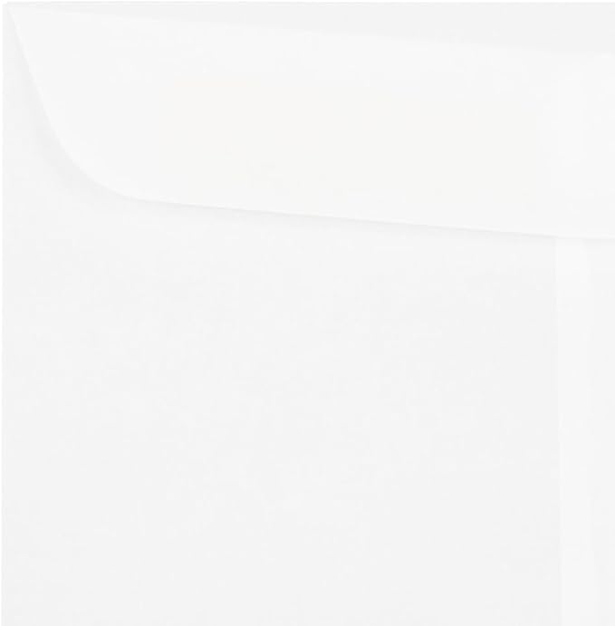 JAM PAPER 9 x 12 Open End Catalog Translucent Vellum Envelopes - Clear - 25/Pack - Image 4