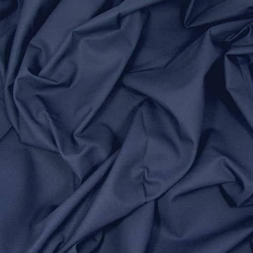 Organic Cotton Canvas Duck Fabric - Navy - by The Yard by Organic+Cotton+Plus