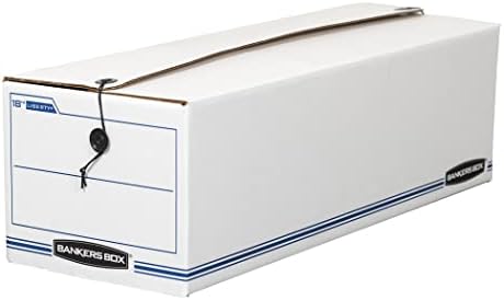 Bankers Box 12-Pack String & Button Check Box, 7" x 8-3/4" x 23-3/4" | Keep checks and specialty forms protected, sorted, and ready to retrieve with secure string-and-button closure. - Image 3