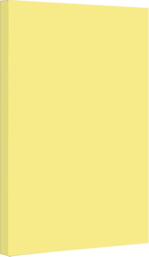 Vellum Bristol Cover Sheets, 67 Pound, (147 GSM) Smooth Finish, 250 Sheets Pack. – Cardstock for Crafting, Printing And More. (10, Canary, 11"x17") by LimitedPapers
