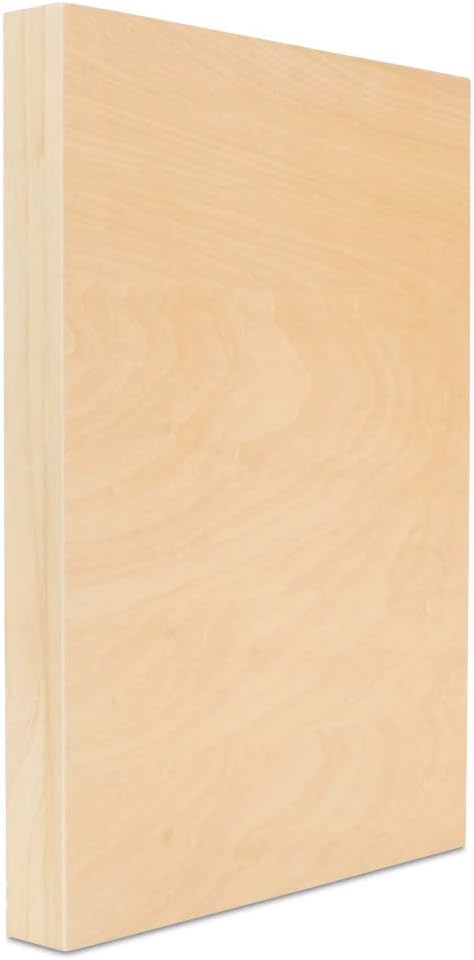 Woodpeckers Wood Canvas 12 x 16 x 1-1/2-inch, Wooden Sign Blanks with Frame, Wood Cradled Panels for Crafts & Home Décor, 1 pc - Image 2
