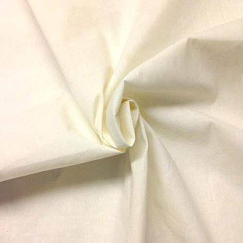 Mybecca 100% Cotton Muslin Fabric/Textile Unbleached, Draping Fabric Wide: 63 inch Natural 1-Yard (5.25 Feet x 3 Feet)(63" x 36") - Image 5