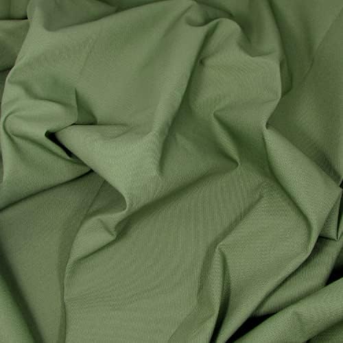 Organic Cotton Canvas Duck Fabric - Fern - by The Yard by Organic+Cotton+Plus