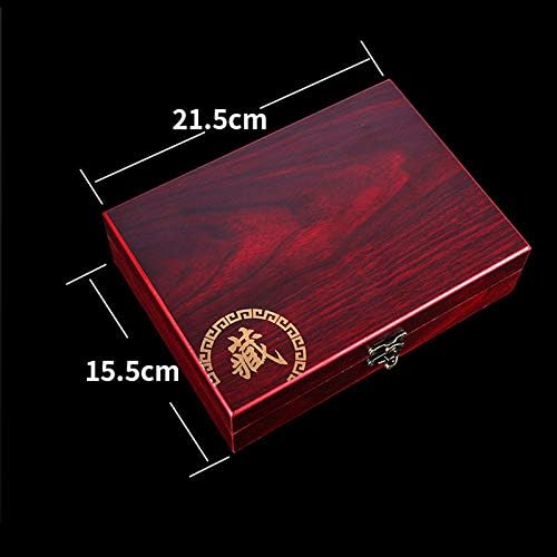 Wooden Coin Storage Holder Display Collection Box & 30Pcs Plastic Clear Coin Container Capsules Case 40mm, 35mm, 30mm, 25mm, 20mm - Image 5