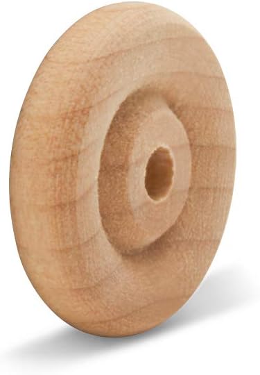 Classic Mini Wooden Wheels, Great for Crafts Too, 3/4 Inch Diameter, 3/16 Inch Thick, 1/8 Inch Hole, Pack of 250, by Woodpeckers - Image 3