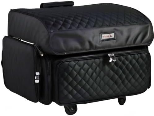Everything Mary 4 Wheels Collapsible Deluxe Sewing Machine Storage Case - Rolling Trolley Carrying Bag for Brother, Singer - Image 10