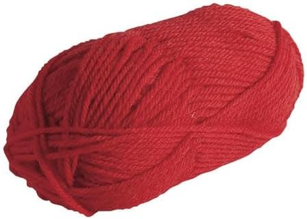 Knit Picks Wool of the Andes Red 100% Wool Yarn Pack for Knitting | 10 skeins (500g total) of soft worsted weight crocheting yarn in Red color, good for felting. - Image 2