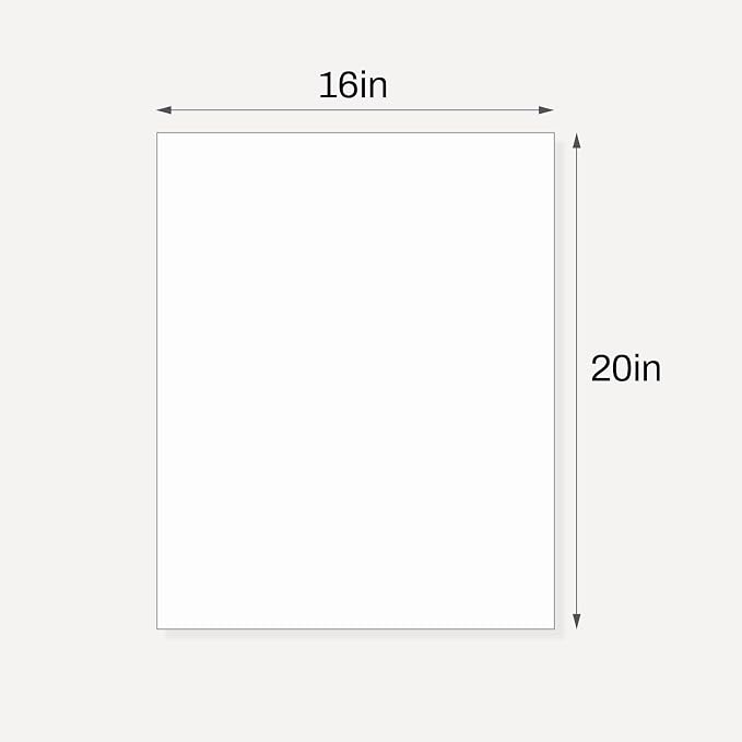 10 Pack Backing Boards, 16x20 Acid-Free Uncut White Mat Boards | Backerboards for Art Prints, Ideal for Photos, Pictures, Prints, and Frames - Image 2
