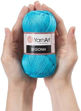 20 Skein Yarnart Begonia Yarn, 100% Mercerized Cotton, Each 1.76 Oz (50g) / 185 Yrds (169m), Fine Sport: 2 - Image 5
