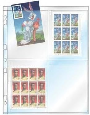 StoreSMART - Photo Page for 3-Ring Binders - Archival-Safe Plastic - Four 4" x 5" Pockets - Holds Eight Photos - 500 Pack - VP197-500 - Image 2