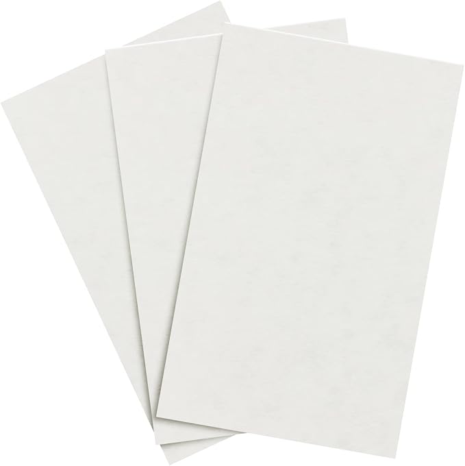 Fleece White Parchment Paper – Great for Certificates, Menus and Wedding Invitations | 24lb Bond / 60lb Text / 90GSM | 8.5" x 14" (Legal Size) Paper for Writing, Copy, Printing | 100 Sheets per Pack by SSuperfinePrinting