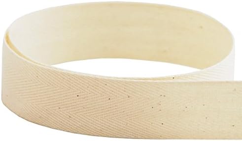 USA Made 1/4" Natural Cotton Twill Tape - 720 Yards - Light Weight - (Multiple Widths & Yardages Available) by TheRibbonFactory%C2%AE