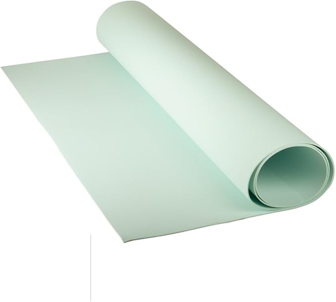 LotusFoam EVA Foam Sheet 3mm – 44"x 85" Craft Foam for Cosplay, Costumes & DIY, High Density 130 kg/m3, Heat Shapeable, Paintable, 35 Colors (Sea Green) - Sea Green by LotusFoam