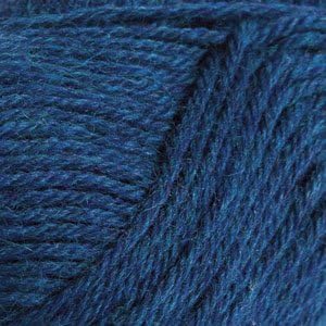 Knit Picks Wool of the Andes Blue 100% Wool Yarn Pack for Knitting | 10 skeins (500g total) of soft worsted weight crocheting yarn in Sapphire Heather color, good for felting. - Image 2