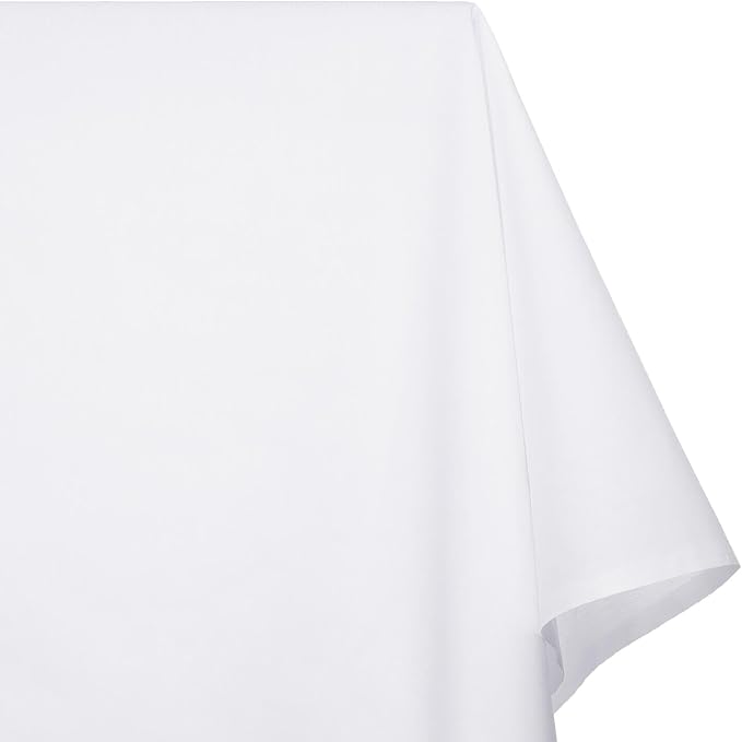 Cotton Polyester Broadcloth (44/45 Inch) Plain Weave Fabric by The Yard - for Sewing Fashion Apparel, Decor, & More (White, 10 Yards) - Image 2
