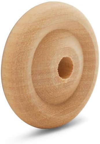 Classic Mini Wooden Wheels, Great for Crafts Too, 1 Inch Diameter, 1/4 Inch Thick, 3/16 Inch Hole, Pack of 100, by Woodpeckers - Image 3