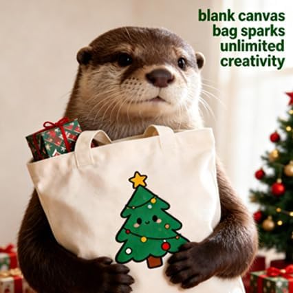 12oz Blank Canvas Tote Bags 14"x12" Canvas Bag 2/6/12/24/48 Pack DIY Sublimation Machine Washable - Image 7