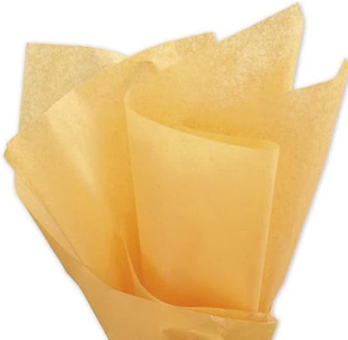 Solid Tissue Paper 20 x 30 (Harvest Gold) 480 Sheets by EGPChecks
