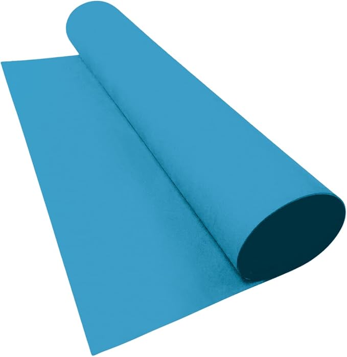 LotusFoam EVA Foam Sheet 3mm – 44"x 85" Craft Foam for Cosplay, Costumes & DIY, High Density 130 kg/m3, Heat Shapeable, Paintable, 35 Colors (Bright Blue) - Bright Blue by LotusFoam