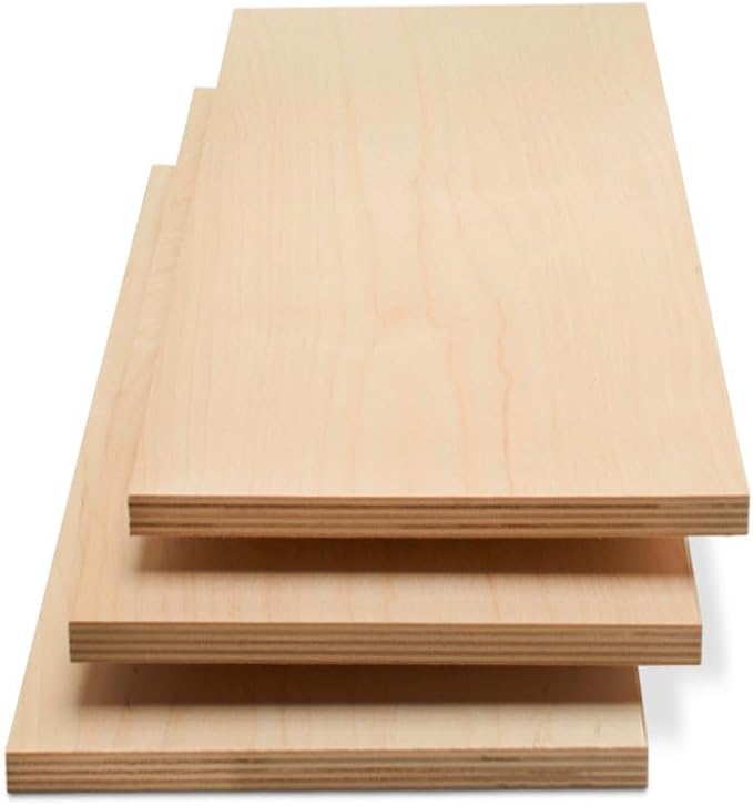 Baltic Birch Plywood 12 x 24 x 3/4 Inch - 18 mm Craft Wood, PB/BB Grade, Stronger Than Basswood Sheets or Balsa Wood, Perfect for Laser, CNC Cutting, Wood Shelves, by Woodpeckers by Woodpeckers