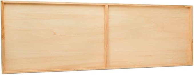 Narrow Wood Canvas 12 x 36 x 3/4-inch, Pack of 2 Wood Sign Blanks with Frame for Panoramic Style Photo Display, by Woodpeckers - Image 3